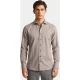 R2 Amsterdam Overhemd heren Beige Knitted herringbone shirt 134.WSP.011/045