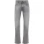We Fashion 5-pocket Mid Waist Light Grey