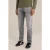 We Fashion 5-pocket Mid Waist Light Grey