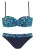 LASCANA Bikini  turquoise / zwart