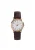 TIMEX Analoog horloge ‘Marlin ‘  donkerbruin / rose-goud / wit