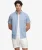 Preppy Oxford Overhemd met Korte Mouwen Light Blue