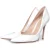 Gianvito Rossi Witte leren decollete pumps