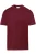 HAKRO 293 T-Shirt ronde hals wijnrood, Effen