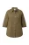 Ulla Popken Blouse  olijfgroen / wit
