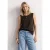 Street One Dames Blouse met ronde hals en cut-out-detail in Bruin