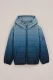 WE Fashion – Jongens gewatteerde jas met gradient – Regular fit – Grijsblauw –
