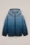 WE Fashion – Jongens gewatteerde tussenjas met print – Regular fit – Grijsblauw –