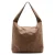 Manfield leren shopper bruin
