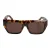 Dames Overmaatse Rechthoekige Zonnebril PERI052S24PLA0016064