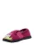 BECK Huisschoenen ‘Eule’  lichtgroen / rosa / donkerroze