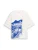 TOM TAILOR Shirt  kobaltblauw / geel / wit
