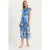 Midi-jurk met Ruffle Detail