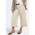 ONLY CARMAKOMA straight high waist casual broek ecru