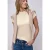 Street One Dames Basic Shirt met Schildpadhals in Beige