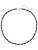 Hey Happiness Ketting  zwart / zilver