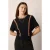 Daria Emel top in zwart