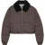 Tommy Hilfiger Tjw Teddy Collar Puffer Black Walnut