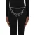 Moschino Buckle Lettering Belt Silver