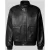 Carhartt Work In Progress Leren jack met platte kraag model ‘Arizona Jacket’