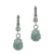 Otazu gold plated oorbellen met Swarovski kristallen Classic Agave Ignite
