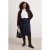 Trendyol Curve Dames Donkerblauw Effen Maxi Kokerrok- rok Grote maten Rokken