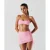 Karl Lagerfeld Ikon Stripe Mini Adjst Pareo White-pink Stripe