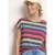 Street One Dames Shirt met ronde hals en elastische zoom in Groen