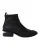 Alexander Wang Kori Cutout Enkellaarzen In Zwart Leer