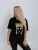 RADADA Shirt ‘GIRL WITH GOLDEN CROWN’  zwart