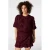 MS Mode top Plus Size – donkerrood