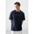 Overmaatse Katoenen Crew Neck Gedrukte T-shirt