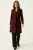 Geknoopte Midi Coat met Jas kraag