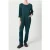 American Vintage Round Collar 7/8 Sleeves Jumpsuit Perroquet