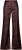 Rino & Pelle Broek Kunstleer Regular lengte Bordeaux Rood dames