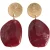 White Stuff Bellflower Drop Earring Deep Pink