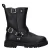 Nelson Kids bikerboots zwart