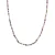 Luxenter Sterling Zilver 925 Ketting met Veelkleurig Kristal Afgewerkt in 18K Geel Goud – Ufela