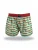 UNABUX Boxershorts ‘Prints’  turquoise / riet / kreeft / rood