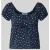 REVIEW T-shirt in all-over look met vetersluiting