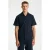 CHASIN’ regular casual overhemd met textuur donkerblauw