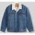 Levi’s® relaxed fit jeansjack van pure katoen met voering van teddybont