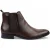 Bruine Chelsea Slip-On Office enkellaarsjes voor heren