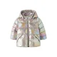 NAME IT MINI winterjas – beige/roze/groen