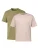 C&City Shirt  groen / poederroze