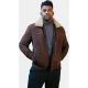 Donders 1860 Lerenjas heren Bruin Leather Jacket 52711/561