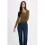 Morgan top met cut-out – kakigroen