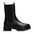 Manfield leren chelsea boots zwart