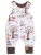 Land-Juwelen Rompertje/body  lichtblauw / bruin / knalrood / wit