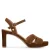 No Stress suede sandalettes bruin